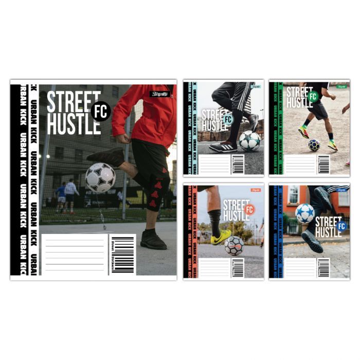 Тетрадь 1 вересня Street Hustle А5 36 аркушів лінія Фото