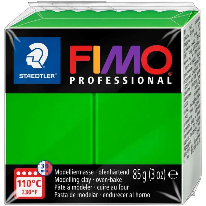 Пластика Fimo Professional, Яскраво-зелена, 85г Фото
