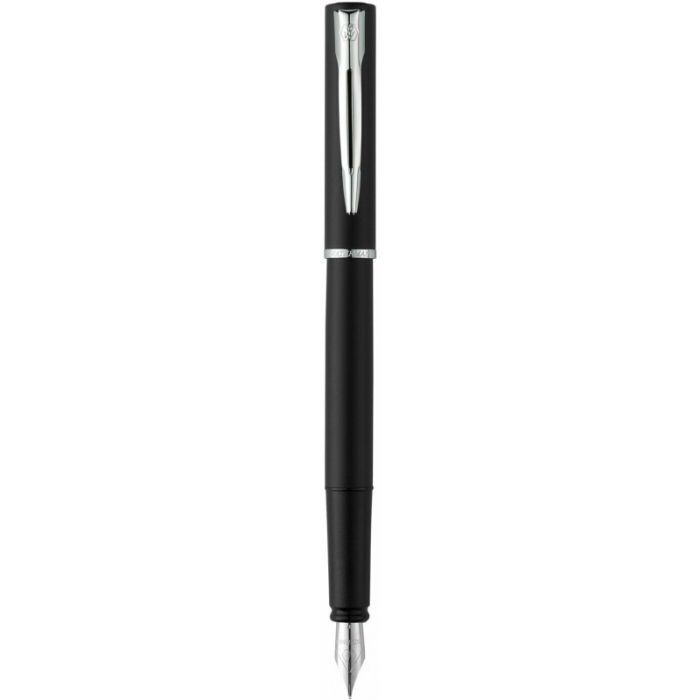 Ручка перьевая Waterman ALLURE Black CT FP F Фото