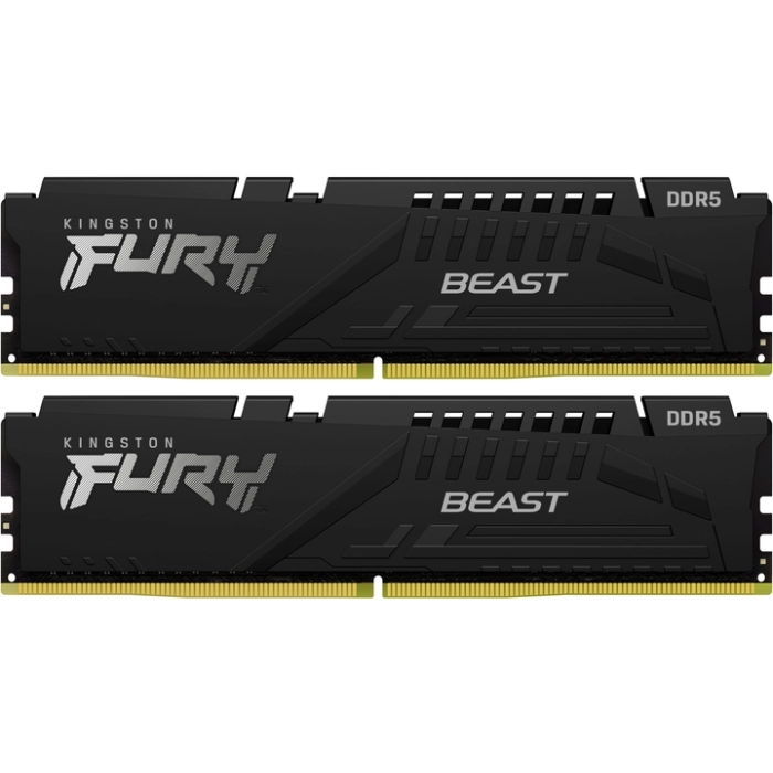 Модульпам'ятідлякомп'ютераDDR5128GB(2x64GB)5600MHzBeastBlackKingstonFury(ex.HyperX)(KF556C40BBK2-128)