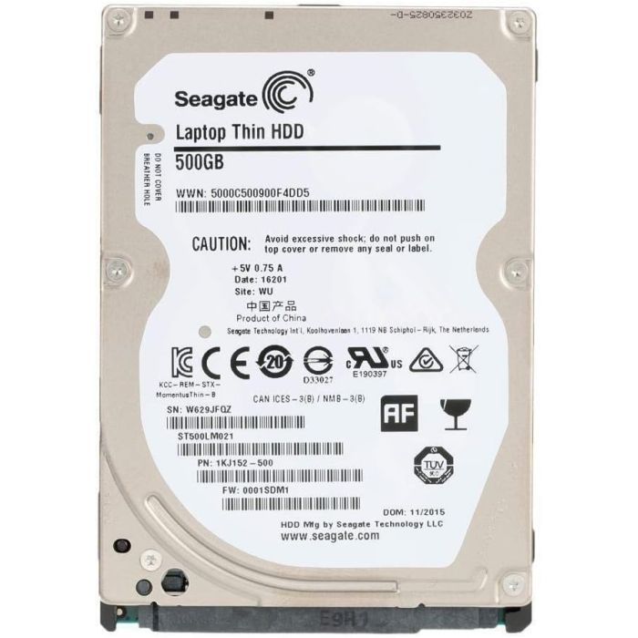 Жесткий диск для ноутбука Seagate 2.5" 500GB Фото