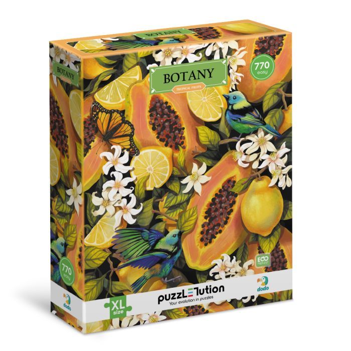 Пазл DoDo Easy-XL Ботаніка. Тропічні фрукти Фото