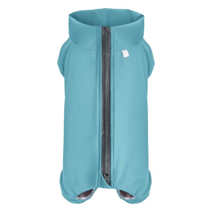 Дождевик для животных WAUDOG Clothes водонепроницаемый L55 голубой Фото