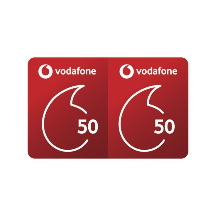 Карточка пополнения счета Vodafone 50 Фото