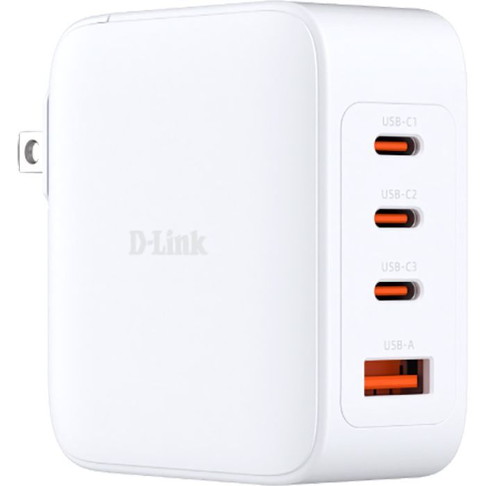 Зарядное устройство D-Link 3xUSB-C + 1xUSB-A 100W GaN white Фото