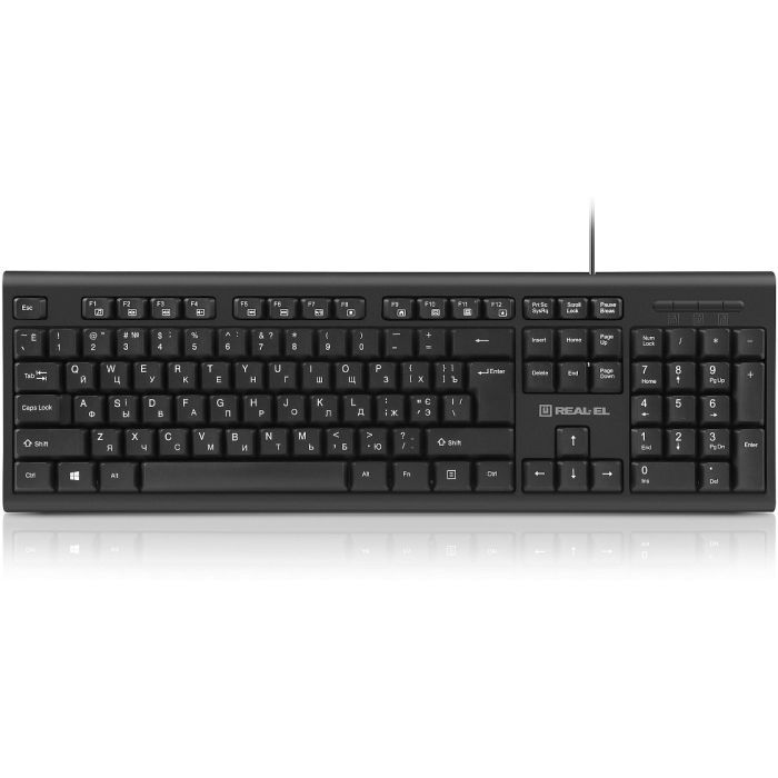 Клавиатура REAL-EL RK-507 USB Black Фото