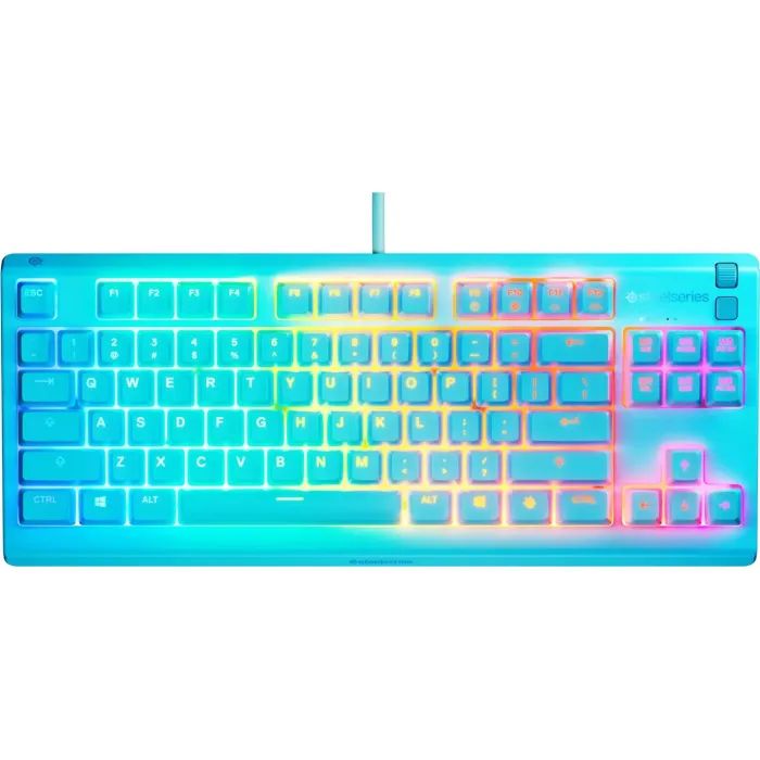 Клавиатура SteelSeries Apex 3 TKL USB UA Aqua Фото