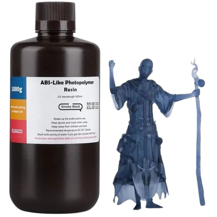 Фотополимерная смола ELEGOO Resin, ABS-like 1кг, black Фото