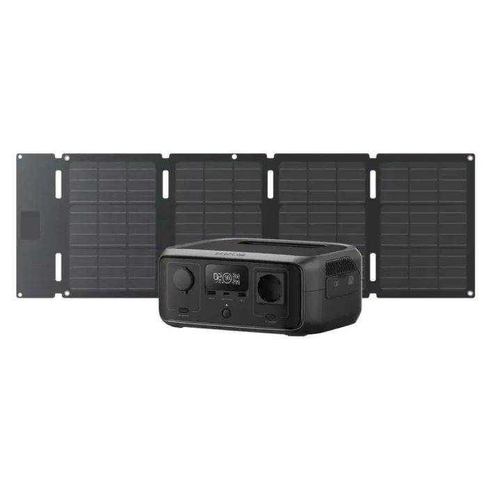 Зарядная станция EcoFlow RIVER 3 UPS + Solar Panel 45W Фото
