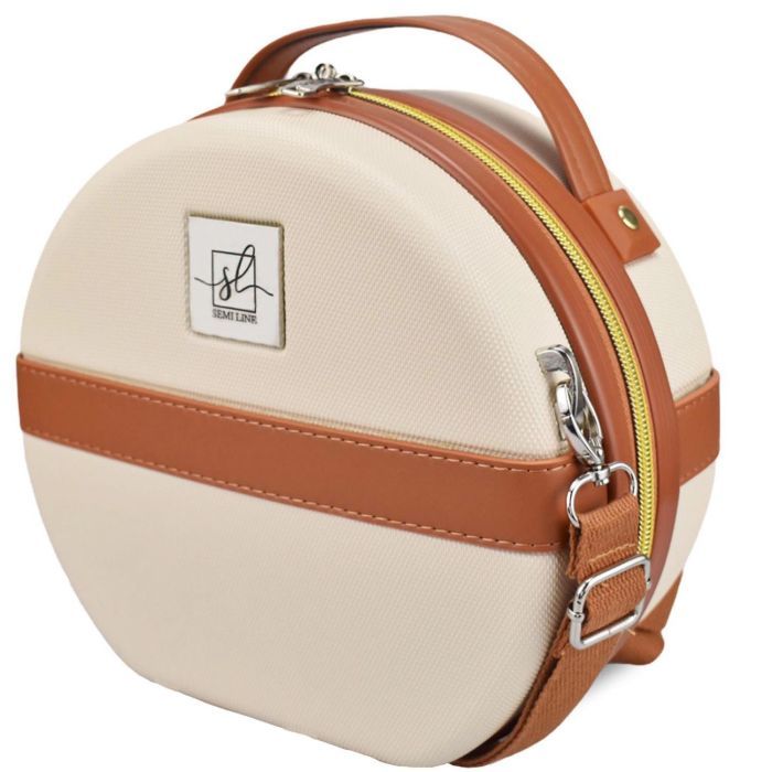 Косметичка Semi Line Бьюти-кейс 5L Ecru/Brown Фото