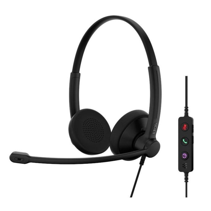 Наушники Epos Impact 100 MS Stereo USB-C+A Black Фото