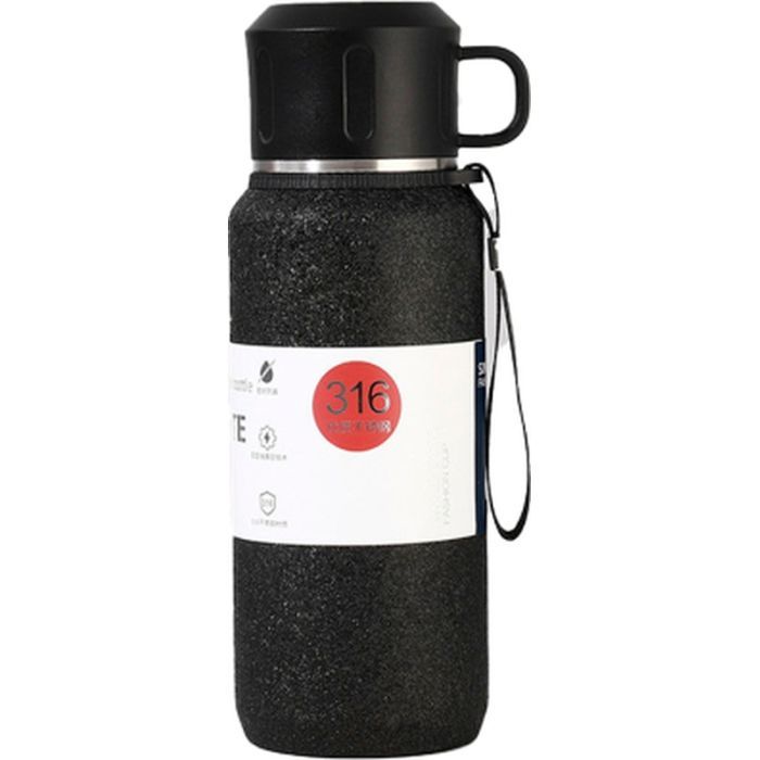 Термос Merlion Term 1,5 л, чорний Фото