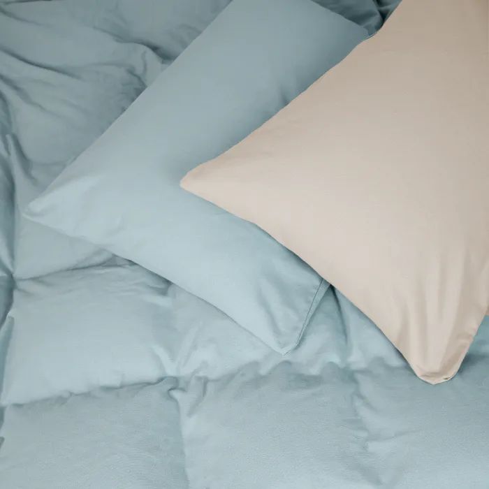Постельное белье MirSon 007-006 Milk/Menthol Фланель 2x143x210 Семейный Фото