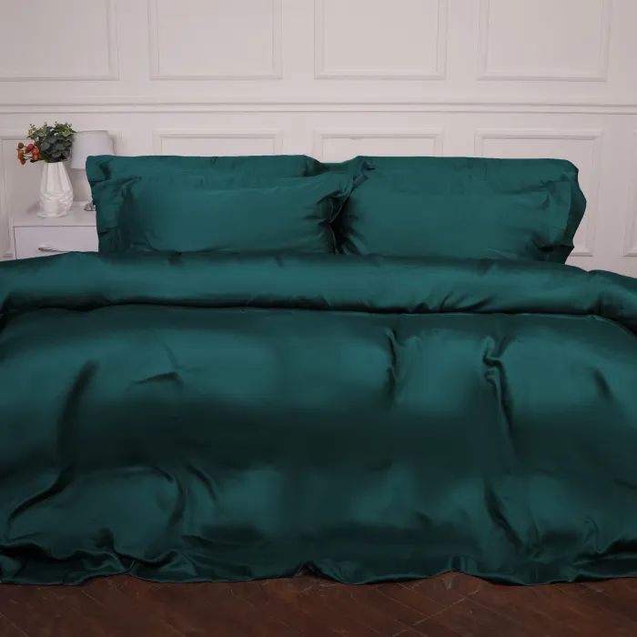 Постельное белье MirSon Tencel №07 Emerald 2x143x210 Сімейний Фото