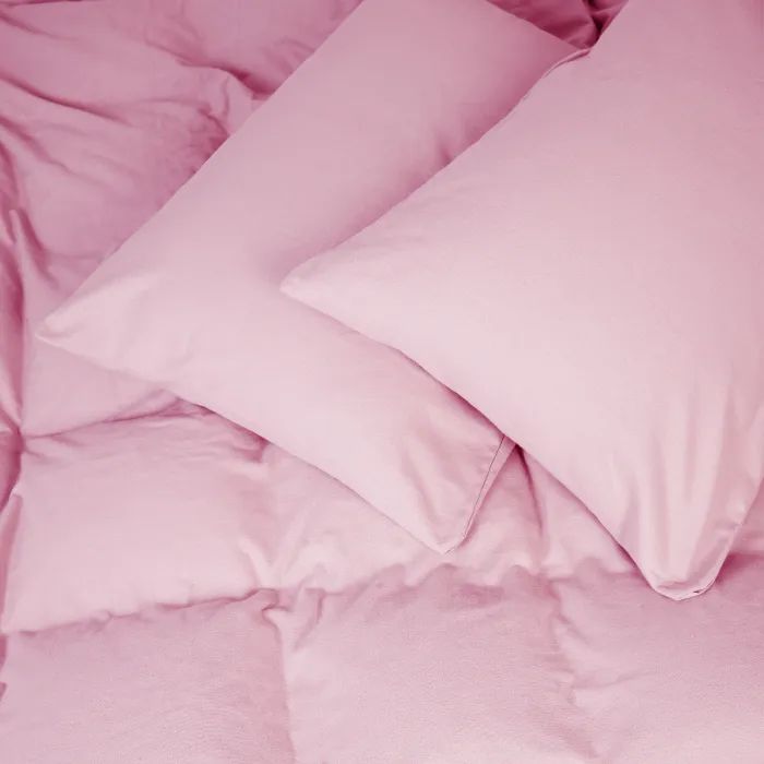 Постельное белье MirSon 008 Pink Фланель 175х210 Двуспальный Фото