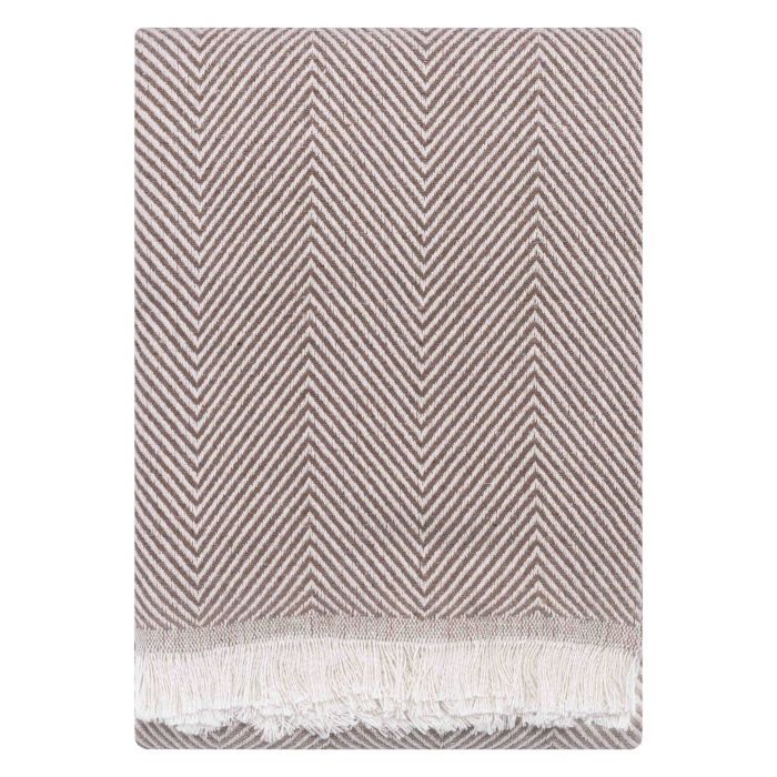 Плед Ardesto Summer 140х190см, 100% хлопок, коричневый Фото