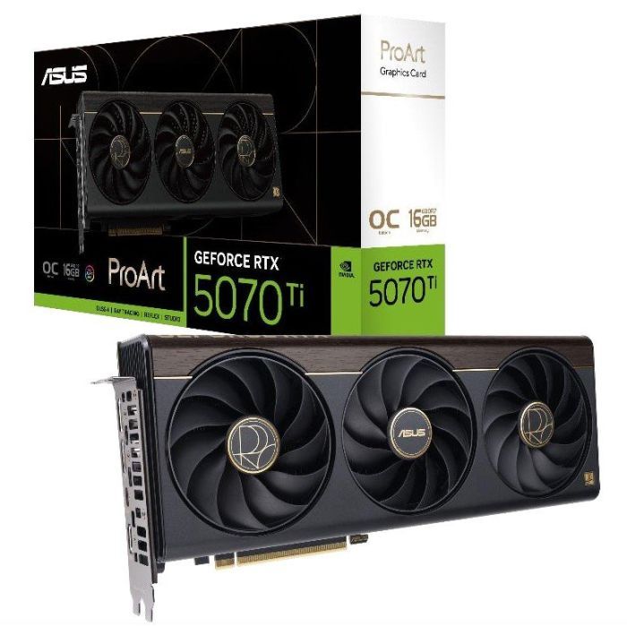 Видеокарта ASUS GeForce RTX5070 Ti 16GB PROART OC Фото