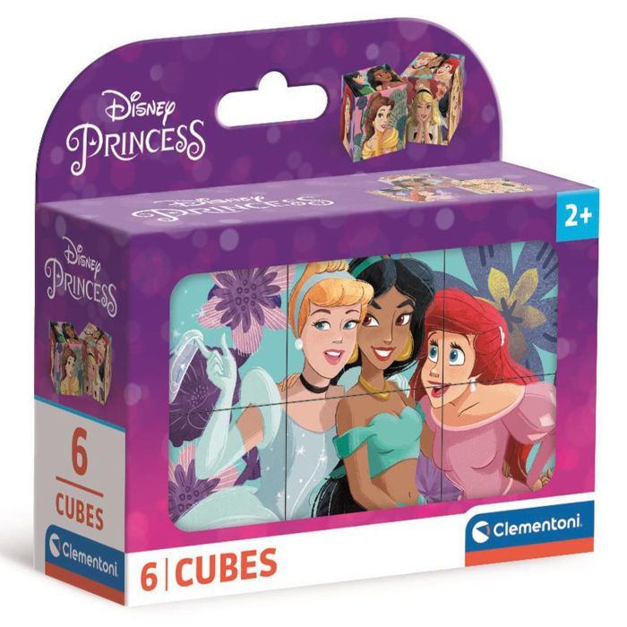 Кубики Clementoni пазл Princess, 6 елементів Фото