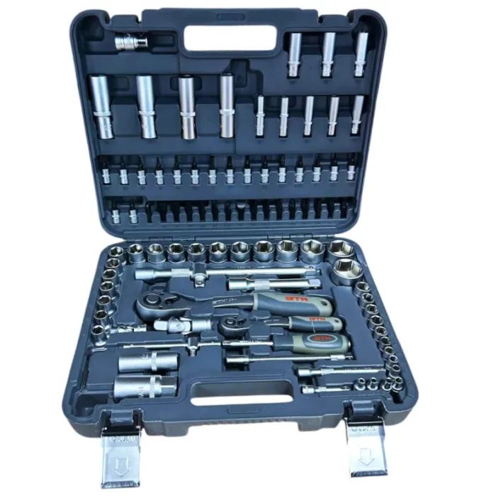 Набор инструментов GTM 94шт. 1/2-1/4" 4-32мм, кейс Фото