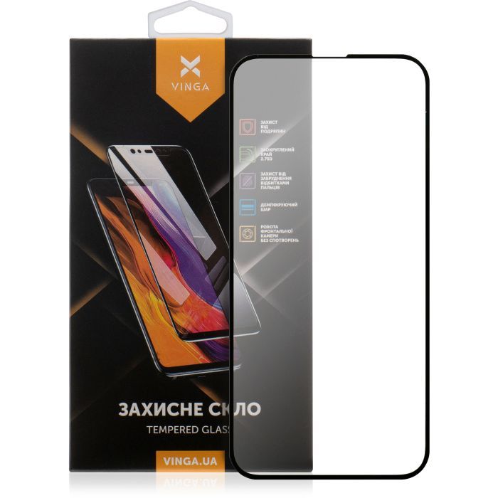 Стекло защитное Vinga Apple iPhone 16E Фото