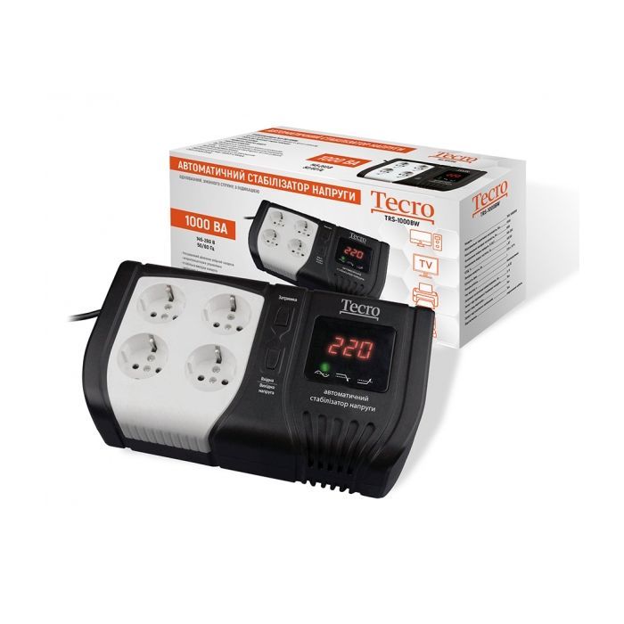 Стабилизатор Tecro TRS-1000B 600W Фото