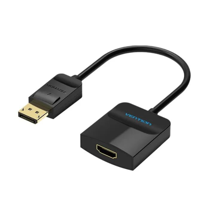 Переходник Vention DisplayPort M to HDMI F 0.15m black Фото