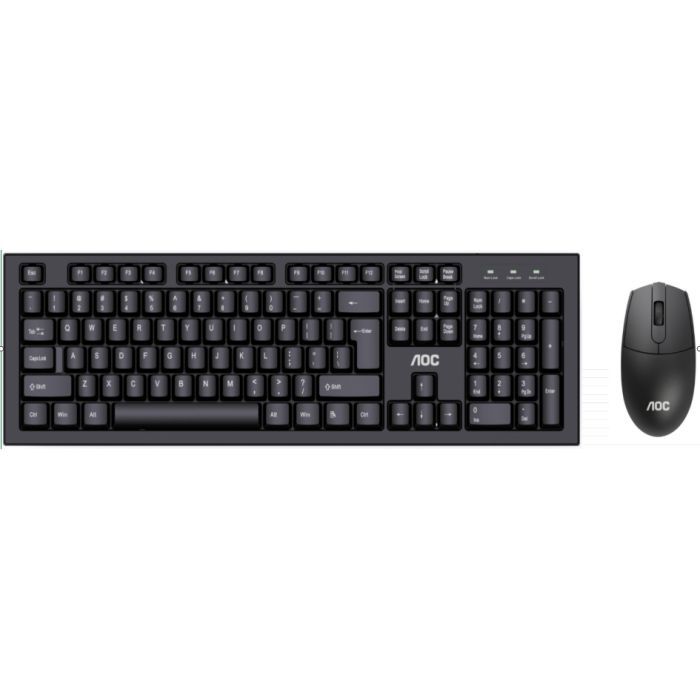 Комплект AOC KM210B Wireless UA Black Фото