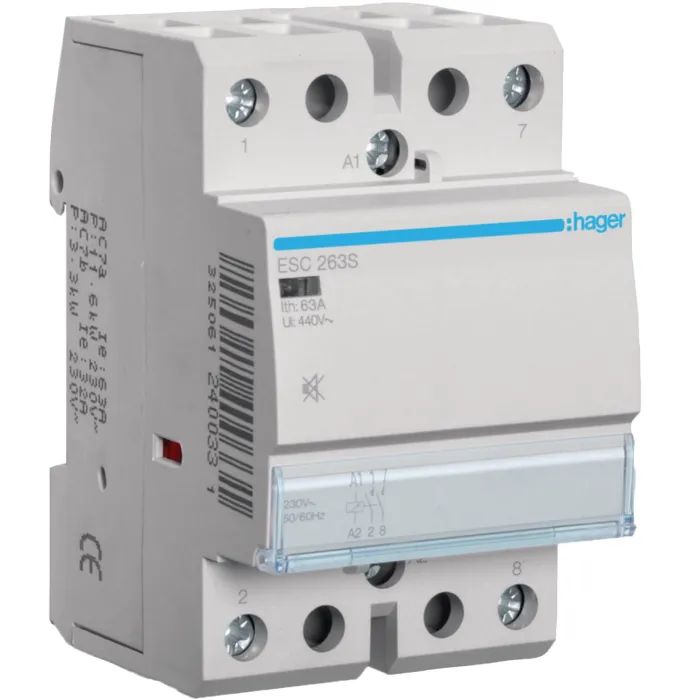 Автоматический выключатель Hager 63 A 230V 2NO (B) Фото