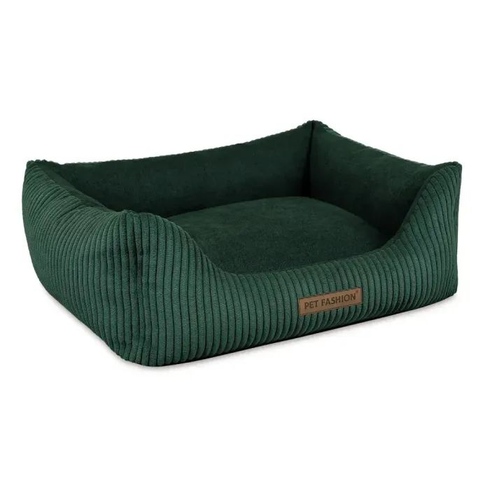 Лежак для животных Pet Fashion DEVID 62х50х19 см изумрудный Фото