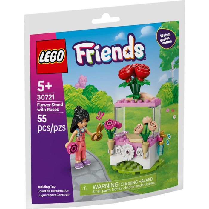 Конструктор LEGO Friends Цветочный киоск с розами Фото