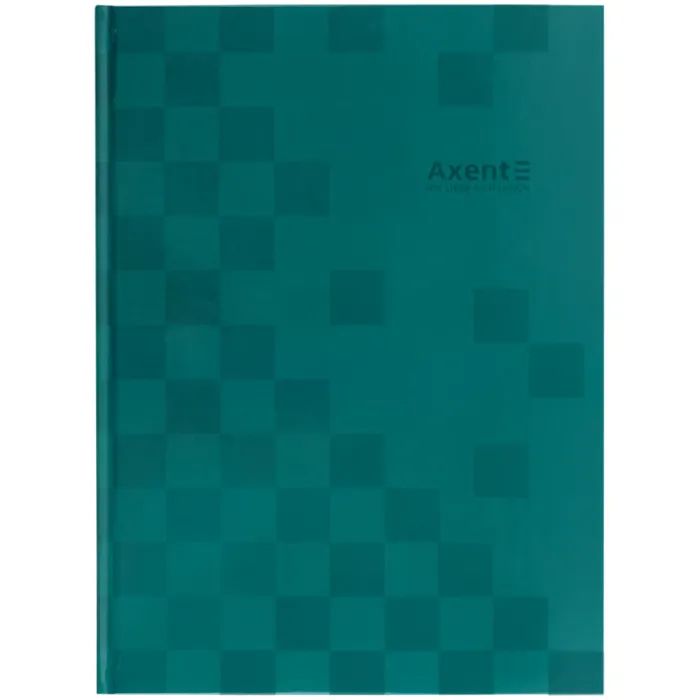 Книга записная Axent A4 Mosaic, 96 листов клетка, зеленый Фото