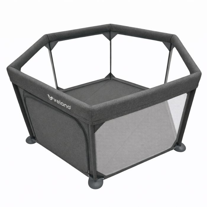 Детский манеж Velano шестикутний Star, grey Фото