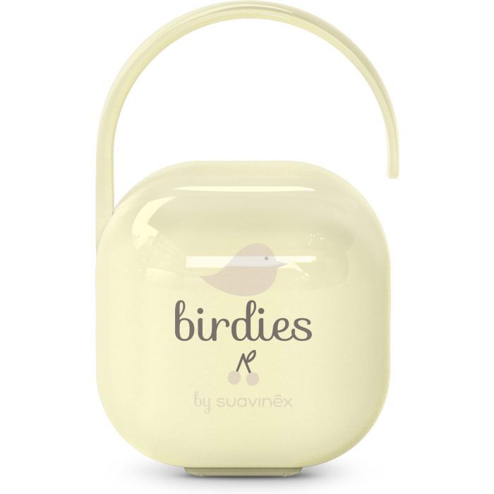 Контейнер для пустышек Suavinex Birdies, світло-жовтий Фото