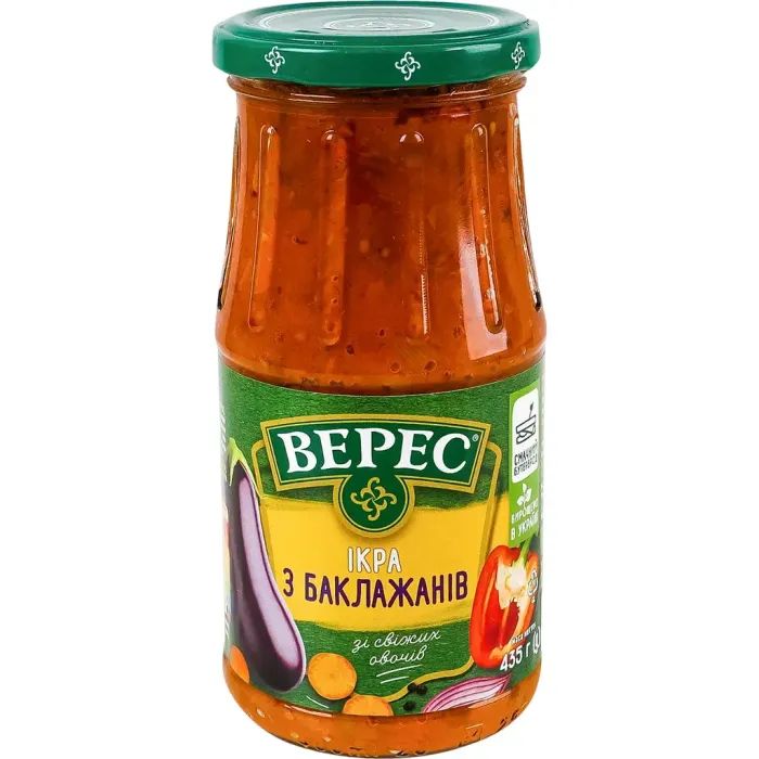 Овощная консервация Верес Икра из баклажанов 435 г Фото