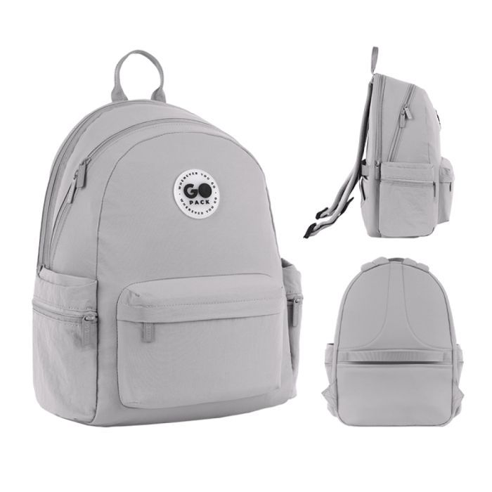 Рюкзак школьный GoPack Education Teens 2510M сірий Фото