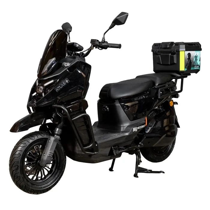 Электроскутер Atlas Tour Box 2000W Black Фото
