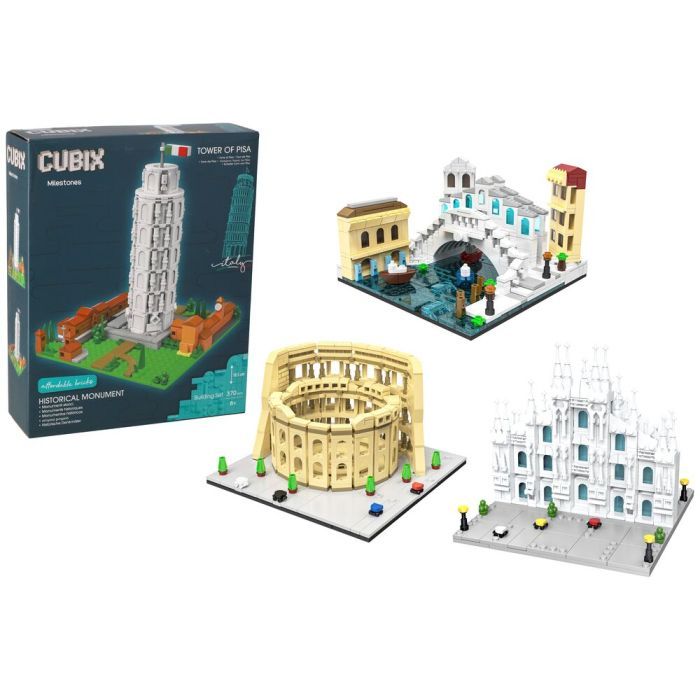 Конструктор Cubix Достопримечательности Италии, 4 вида Фото
