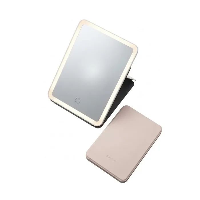 Зеркало Xiaomi Leather case mirror pink Фото