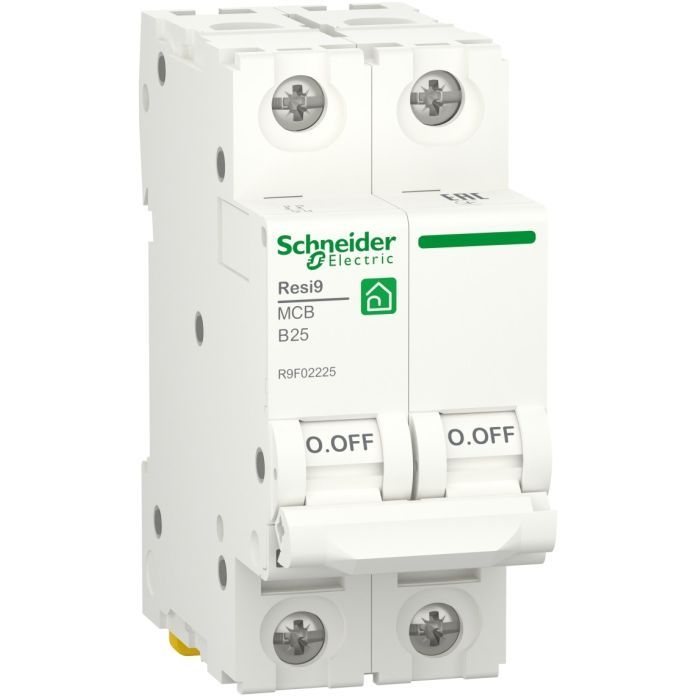 Автоматический выключатель Schneider Electric RESI9 6kA 2P 25A Фото