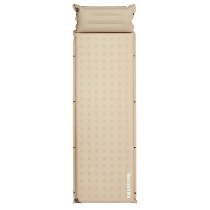 Туристический коврик Naturehike CNK2550WS025, вологостійкий, 200х65х6 см, бежевий Фото