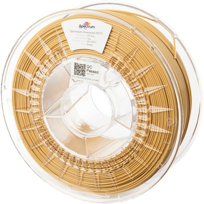 Пластик для 3D-принтера Spectrum PET-G Premium 1.75mm BEIGE 1kg Фото