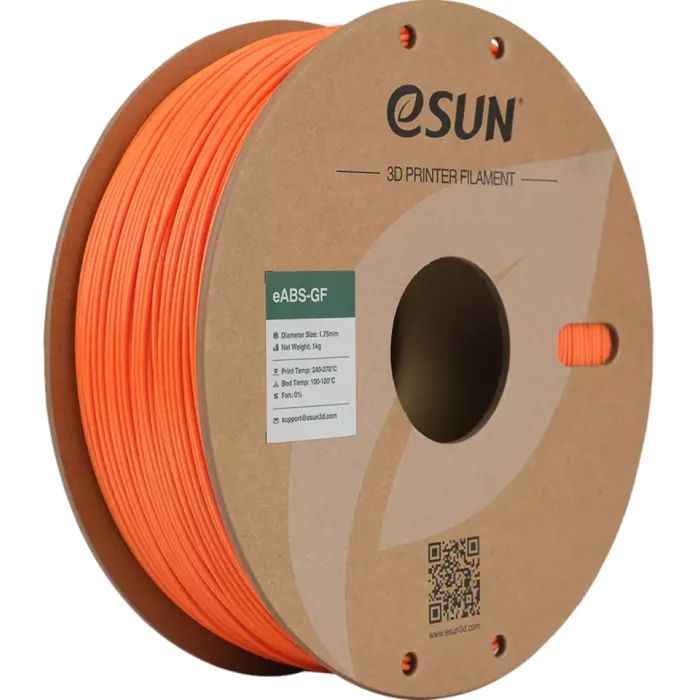 Пластик для 3D-принтера eSUN EABS-GF 1,75mm 1kg ORANGE Фото