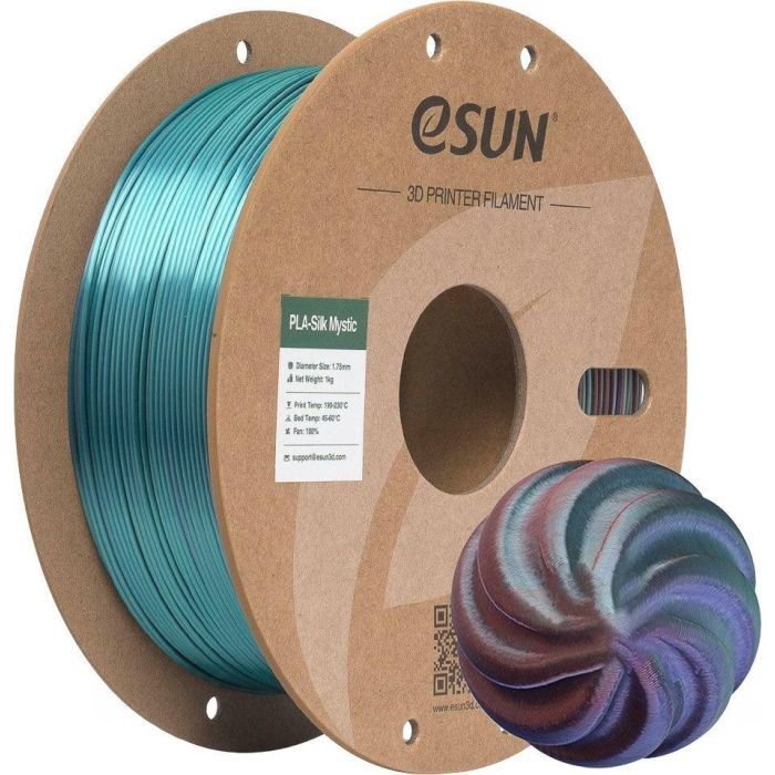 Пластик для 3D-принтера eSUN ePLA-Silk Mystic 1.75мм 1kg CopperPurpleGreen Фото