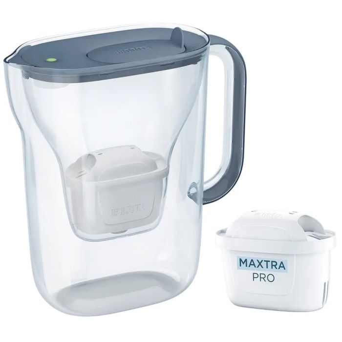 Фильтр-кувшин Brita Style Essential MXPro 2.4л з картриджем сіро-блаки Фото