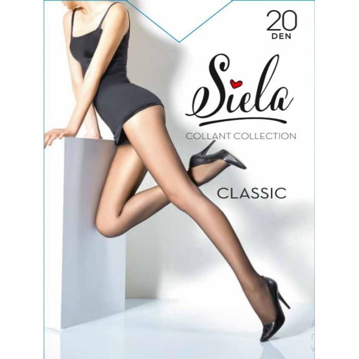 Колготы Siela Collant Classic 20 Den Nero - 5 Фото