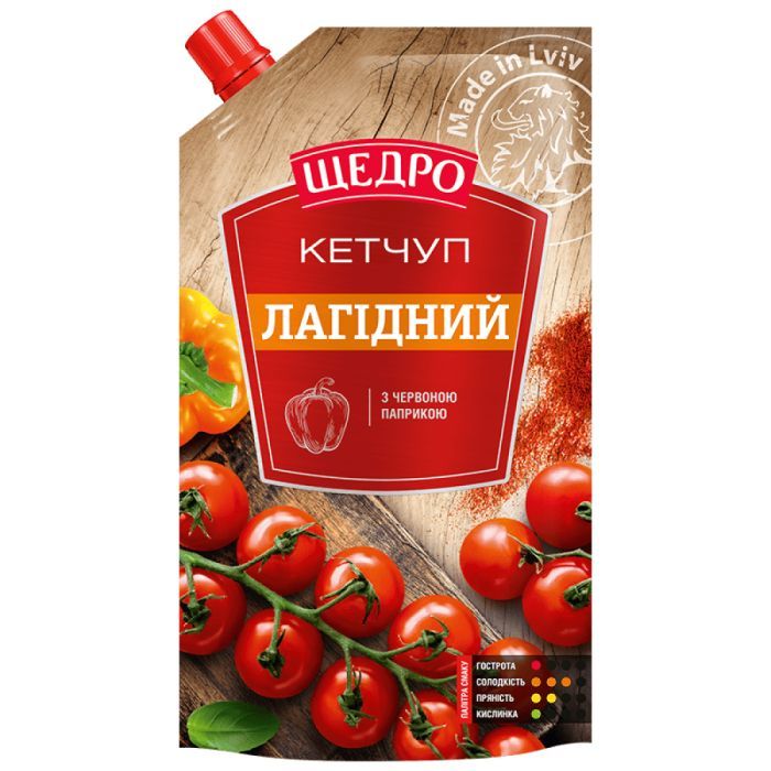 Соус Щедро Кетчуп Кроткий 250 г Фото