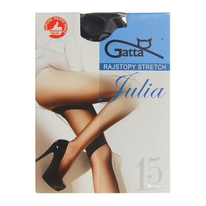 Колготы Gatta Julia Stretch 15 Den Nero - 4 Фото