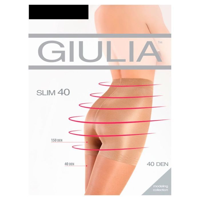 Колготы Giulia Slim 40 Den Caramel - 3 Фото