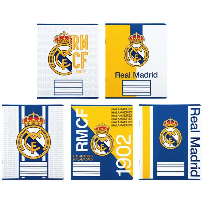 Тетрадь Kite Real Madrid, 12 аркушів, клітинка Фото