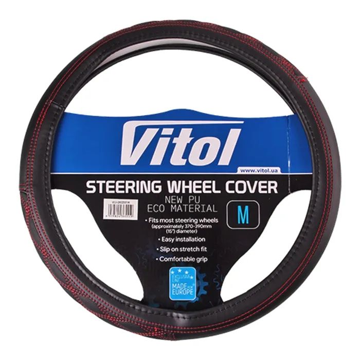 Чехол на руль VITOL M чорн Фото